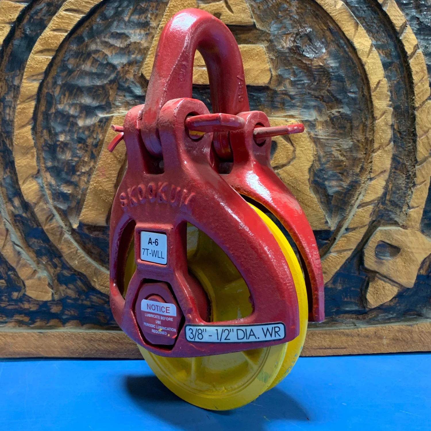 SKOOKUM A-6 BLOCK FOR 3/8"-1/2" 7 TON 3 SKOOKUM A-6 BLOCK FOR 3/8"-1/2" 7 TON