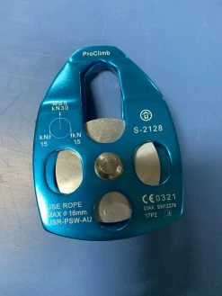 Cowlitz River Rigging EXTRA ROLL PULLEY SINGLE SHEAVE FOR ROPE Logging & Forestry