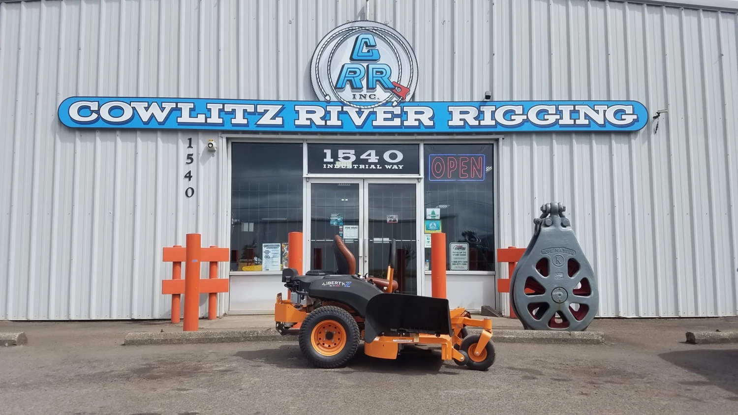 20190713_110844.jpg Cowlitz River Rigging Tractor Implements Liberty Z Zero Turn Mower