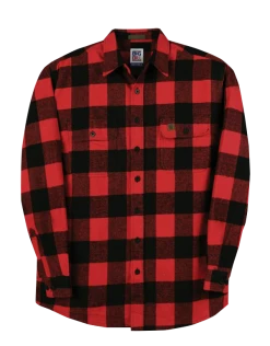 Rugged Work Wear Big Bill Button Flannel Shirt (Tall Sizes)