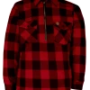 Big Bill Flannel Shirt 1/4 Zip Rugged Work Wear