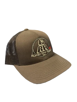 Cowlitz River Rigging Brown CRR Logo Hats