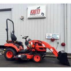 CS2210 Kioti Tractor, SL2410 Loader, And SM2410 Mower Deck KIOTI Tractors