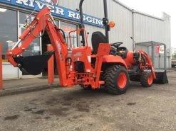 CS2210 Kioti Tractor, SL2410 Loader, And SB2410L Backhoe KIOTI Tractors