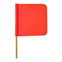 Cowlitz River Rigging Orange 18" Mesh Flag