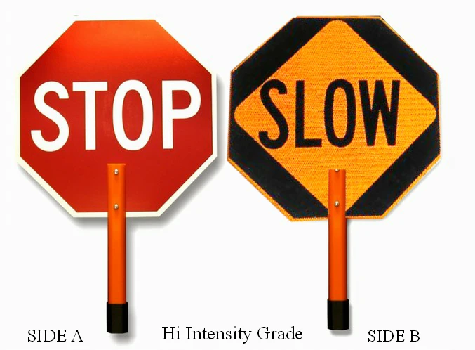 Cowlitz River Rigging Road Building Supplies 18" Stop / Slow Paddle 2 Cowlitz River Rigging Road Building Supplies 18" Stop / Slow Paddle