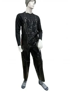 Louisiana Professional Wear Rugged Work Wear Black Rain Bib LPW