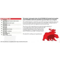 Portable Winch Rigging Supplies Gas Powered Portable Pulling Winch Honda GX35 - Hunter Kit PCW3000-HK