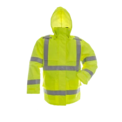 Viking Safety Green Rain Jacket Rugged Work Wear