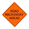 Cowlitz River Rigging Sign - Road Machinery Ahead