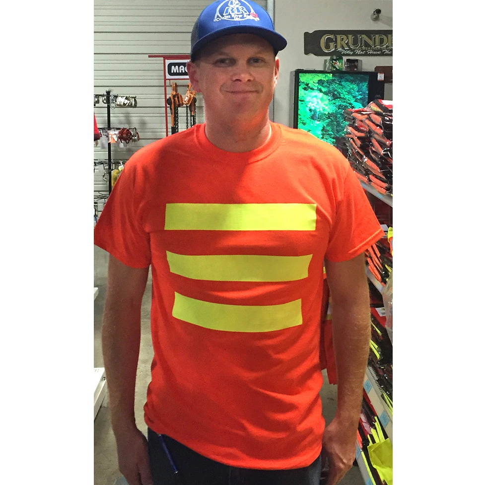 Cowlitz River Rigging Safety & First Aid Orange Short Sleeve Safety T-Shirt 1 Cowlitz River Rigging Safety & First Aid Orange Short Sleeve Safety T-Shirt