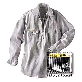 zip_long-prison_9e9a7b8a-59c6-4eaf-8a88-6454e43f02f1.jpg Rugged Work Wear Prison Blues Long Sleeve Zipper-Front Hickory Work Shirt